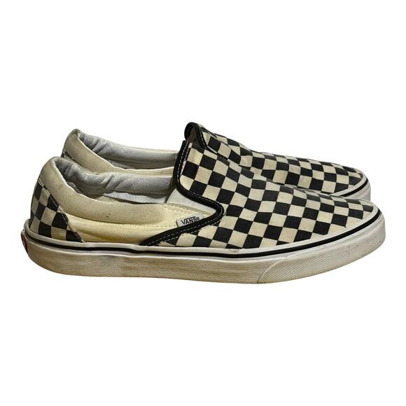 Vans Classic Slip On Checkerboard Sneakers Men's 10.5 Skate Casual - Picture 1 of 8